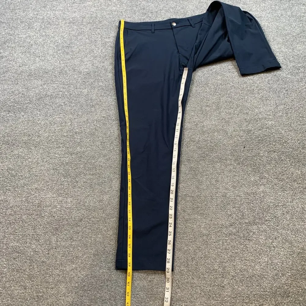 Lululemon Pants Mens 34 Navy Commission Slim Fit Warpstreme Performance Golf